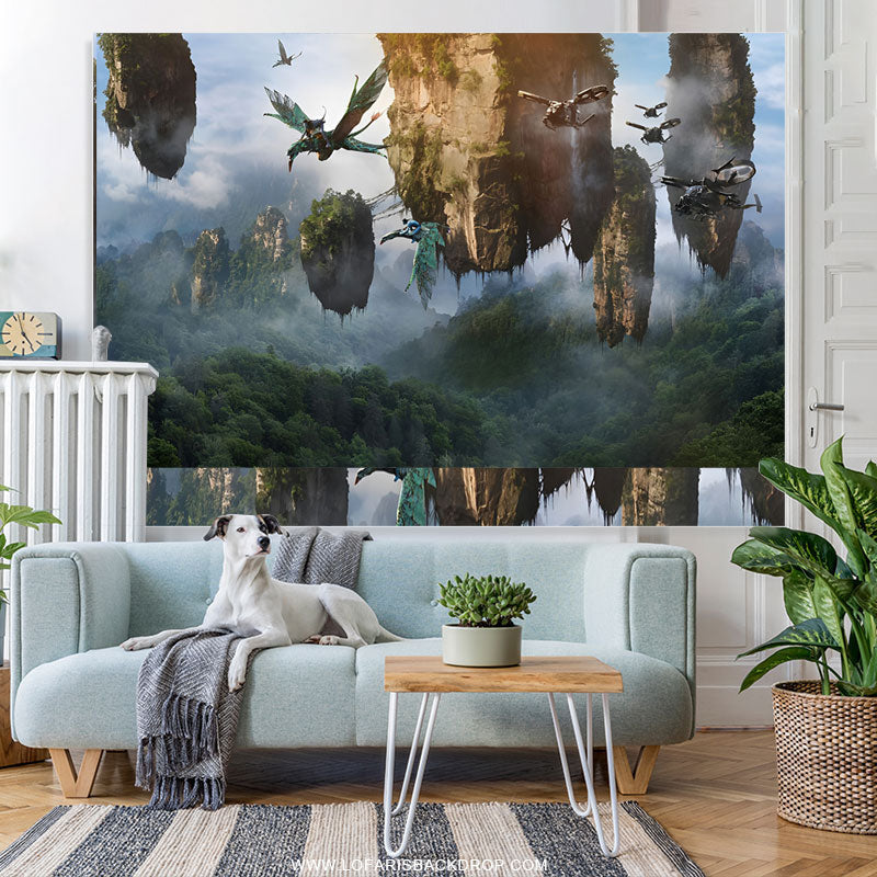 Lofaris Fairy Wonderland Stone Forest Birthday Backdrop