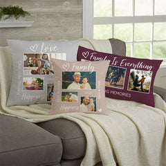 Lofaris Family Happiness Custom Pillow For Memories Gift