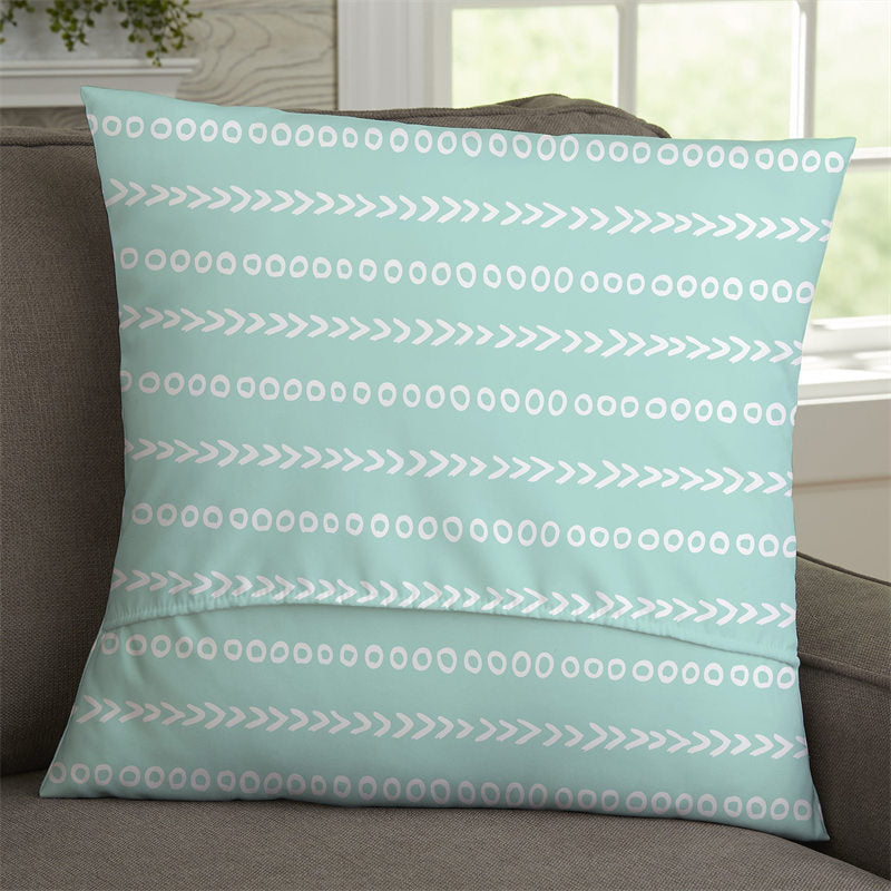 Lofaris Family Smile Color With White Lines Custom Pillow