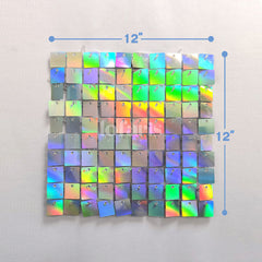 Lofaris Fancy Silver Shimmer Wall Panels | Wedding Event Party Decorations