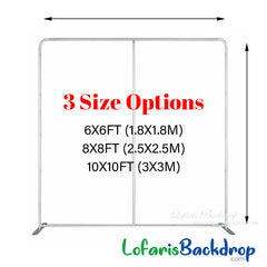 Lofaris Flag Balloons Fabric Backdrop Cover for Independence Day