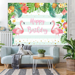 Lofaris Flamingo Photoshoot backdrop Pineapple Flower Palm