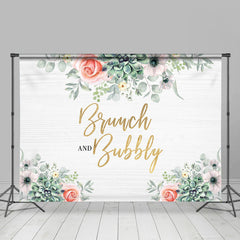 Lofaris Floral Brunch And Bubbly Spring Party Holiday Backdrop
