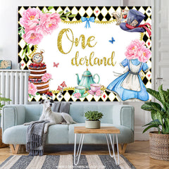 Lofaris Floral Magical Fairy Theme Onederland Birthday Backdrop