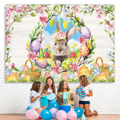 Lofaris Flower And kangaroo Happy Birthday Backdrop For Girl