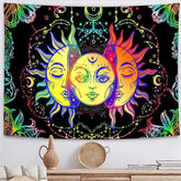 Lofaris Fluorescence Color Bohemian Abstract Wall Tapestry