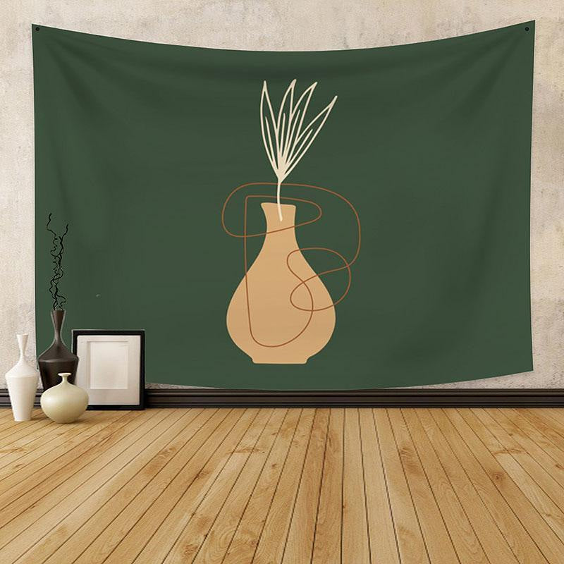 Lofaris Ginger Vase Family Still Life Abstract Custom Tapestry