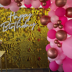 Lofaris Girls Day Shimmer Wall Panels Glitter DIY Sequin Backdrop