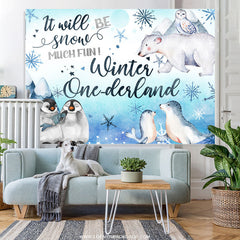 Lofaris Glacier Underwater World Winter Onederland Backdrop