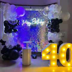 Lofaris Glitter Shimmer Wall Background Favor For Events Decor