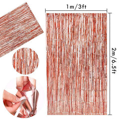 Lofaris Glitter Rose Gold Happy Birthday Balloons Decoration