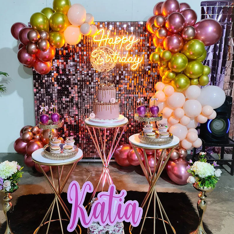 Lofaris Glitter Shimmer Panels Wall Backdrop Decoration For Events