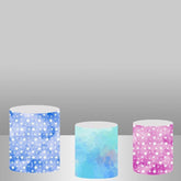 Lofaris Glitter Star Sky Backdrop Plinth Cylinder Cover Kit