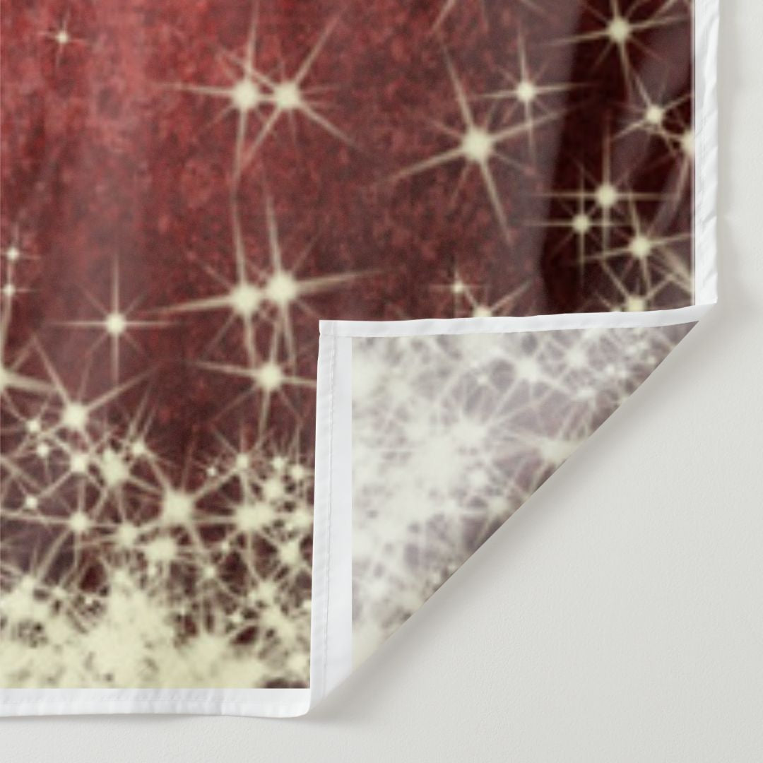 Lofaris Glitter Stars and Jingle-Bell Christmas Tree Backdrop