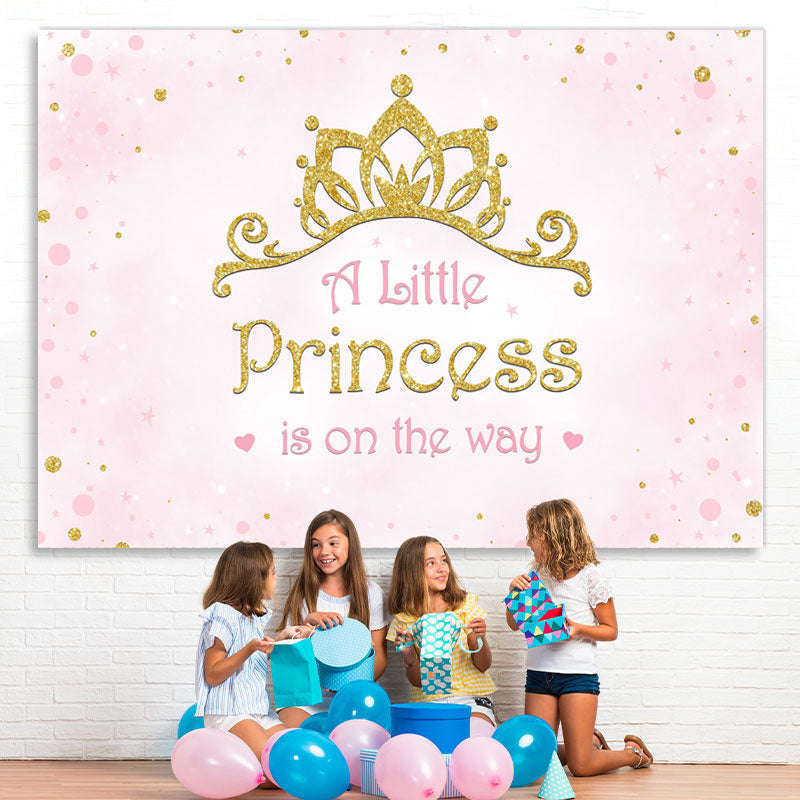 Lofaris Gold Crown And Pink Little Prinecss Birthday Party