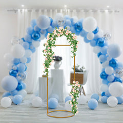 Lofaris Gold Floral Balloons Iron Decor Wedding Altar Stand