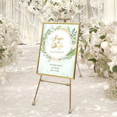 Lofaris Gold Foldable Easel Display Rack For Wedding Party