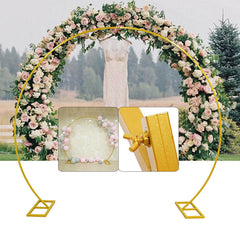 Lofaris Gold Metal Flower Hoop Balloon Diy Wedding Arch Stand