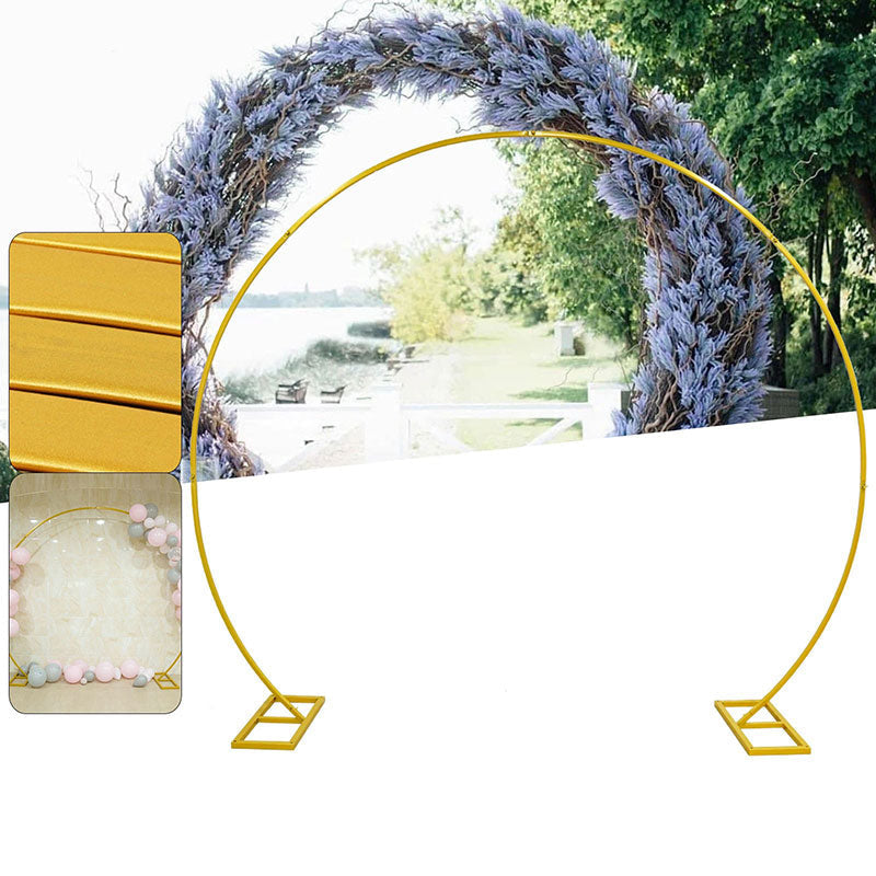 Lofaris Gold Metal Flower Hoop Balloon Diy Wedding Arch Stand