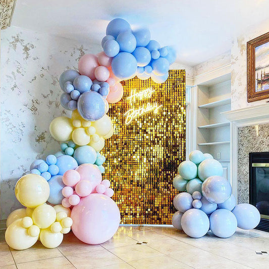 Lofaris Gold Shimmer Wall Panels | Wedding Event Party Decorations