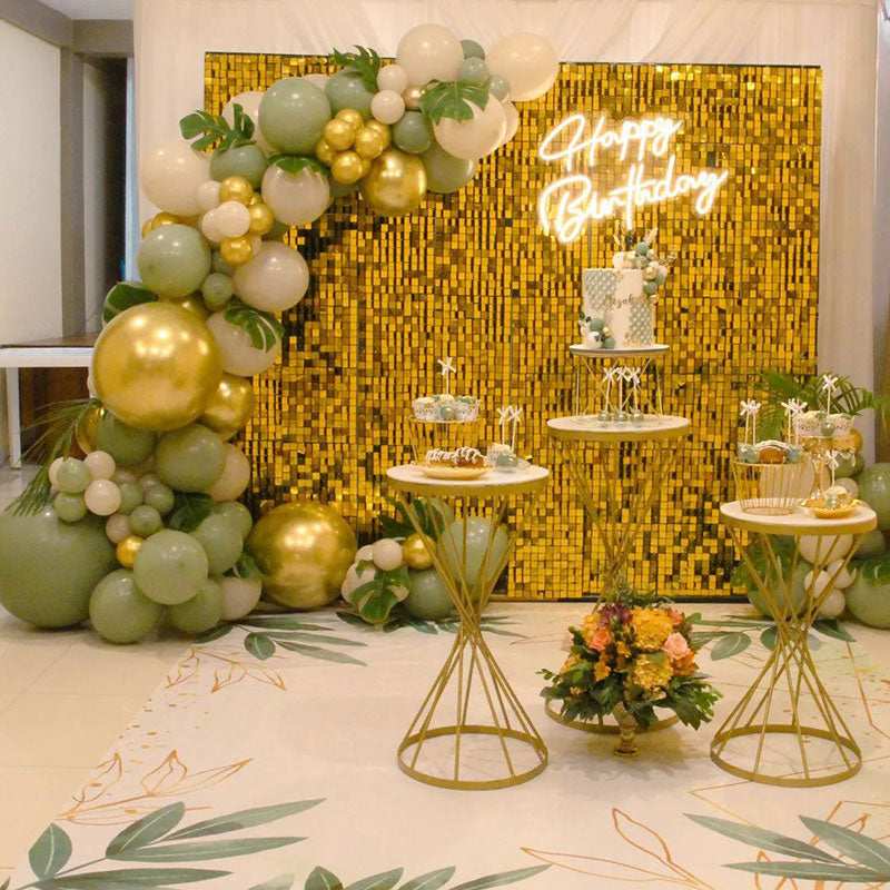 Lofaris Gold Shimmer Wall Panels | Wedding Event Party Decorations