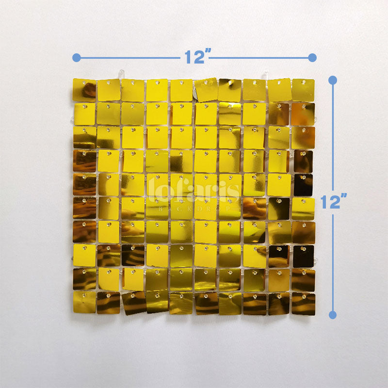 Lofaris Gold Shimmer Wall Panels | Wedding Event Party Decorations