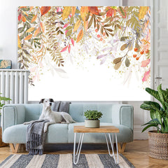 Lofaris Golden Bokeh and Red Yellow Leaves Autumn Backdrop
