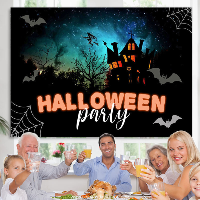 Lofaris Halloween Night Theme Welcome Party Backdrop