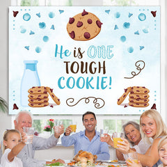 Lofaris He Is One Tough Cookie Happy Birthday Backdrop For Boy