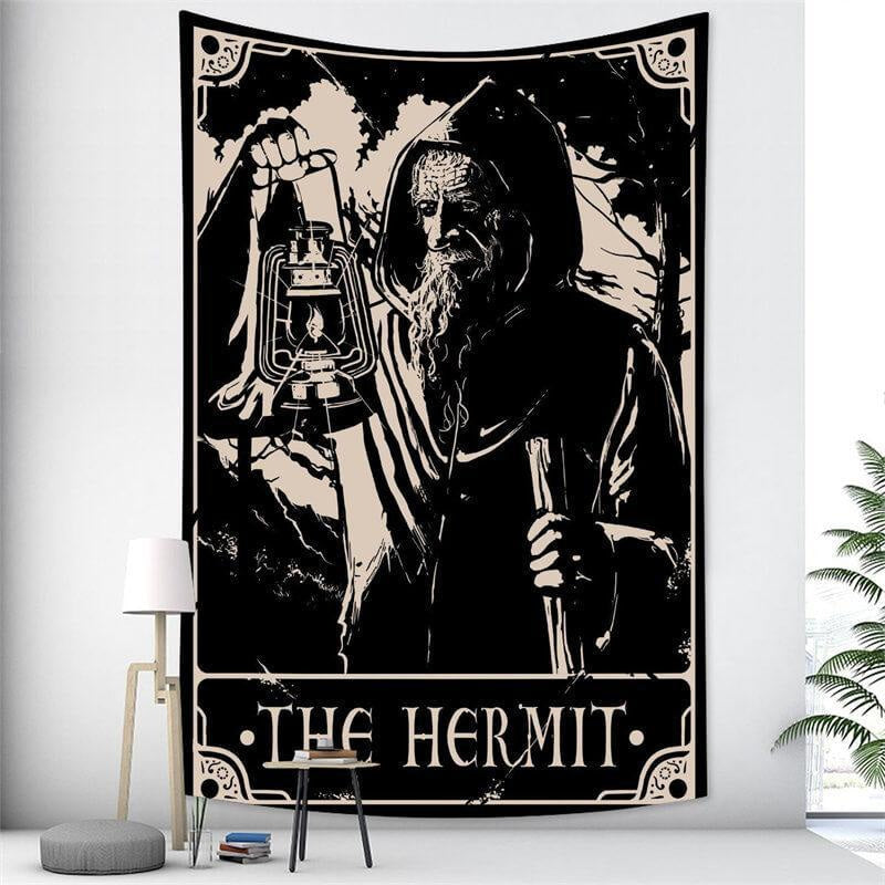 Lofaris Hermit Tarot Divination Art Decor Family Wall Tapestry