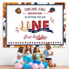 Lofaris Hitting The Big One Happy Birthday Backdrop For Boy