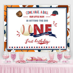 Lofaris Hitting The Big One Happy Birthday Backdrop For Boy