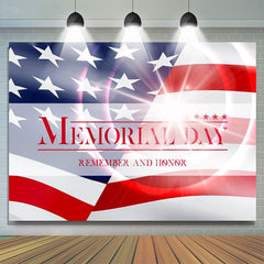 Lofaris Holy Shine Remember and Honor Memorial Day Backdrop