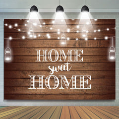 Lofaris Home Sweet And Glitter Light Housewarming Backdrop