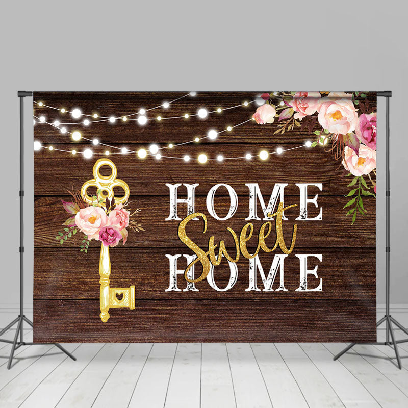 Lofaris Home Sweet Housewarming Bridal Shower Backdrop