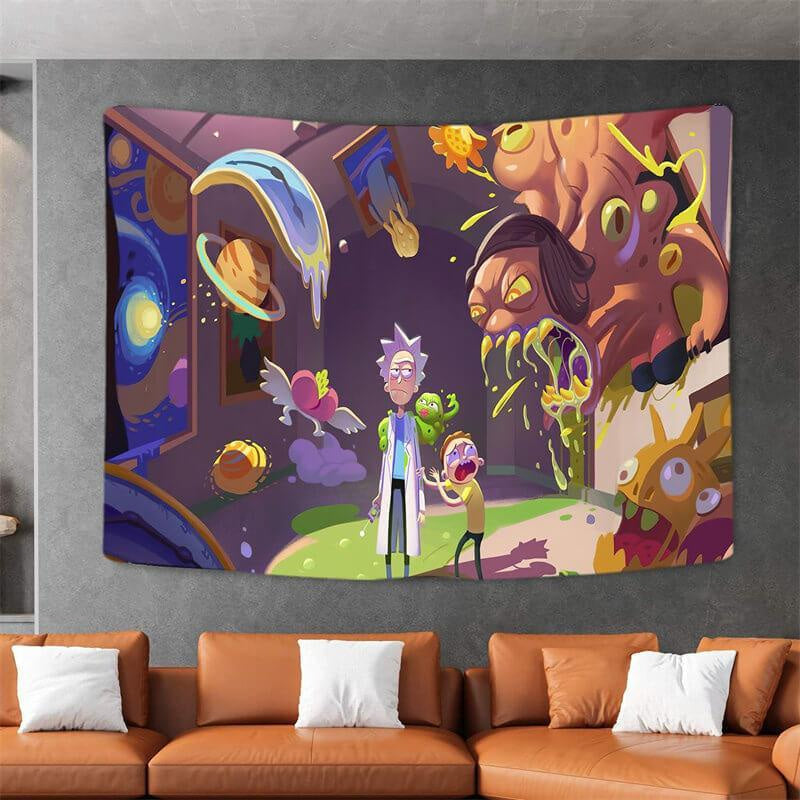 Lofaris Horrible Still Life Galaxy Anime Family Wall Tapestry