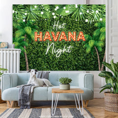 Lofaris Hot Havana Night Theme Jungle Holiday Party Backdrop