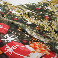 Lofaris Huge Glitter Tree With Gifts Christmas Wall Tapestry