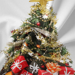 Lofaris Huge Glitter Tree With Gifts Christmas Wall Tapestry
