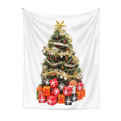 Lofaris Huge Glitter Tree With Gifts Christmas Wall Tapestry