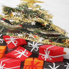 Lofaris Huge Glitter Tree With Gifts Christmas Wall Tapestry