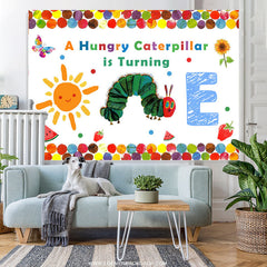 Lofaris Hungry Caterpillar Is Turning One Birthday Backdrop