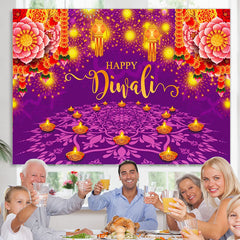 Lofaris India Light Festival Happy Diwali Party Backdrop Photo Banner