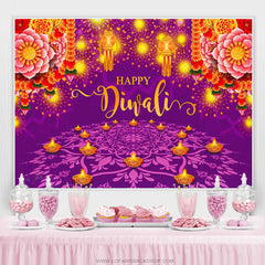 Lofaris India Light Festival Happy Diwali Party Backdrop Photo Banner