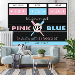 Lofaris Its A Game Time Volleyball Themed Baby Shower Backdrop