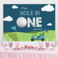 Lofaris Its A Hole in One Car Backdrop for 1st Birthday