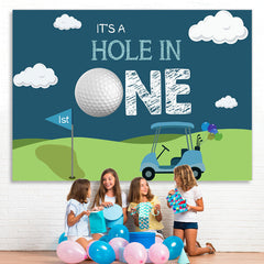 Lofaris Its A Hole in One Car Backdrop for 1st Birthday