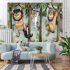 Lofaris Jungle King Of All The Wild Things Baby Shower Backdrop