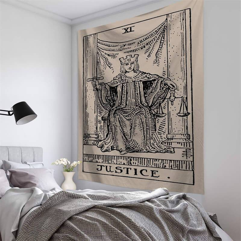 Lofaris Justice Theme Still Life Room Decoration Wall Tapestry