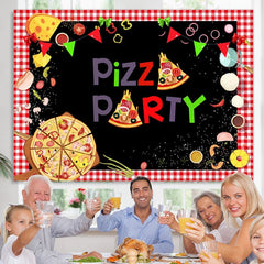 Lofaris Kids Cooking Theme Pizza Party Bachdrop for Photoshoot